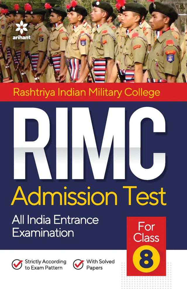 Rashtriya Indian Military College RIMC Admission Test For Class 8 - Retail Maharaj