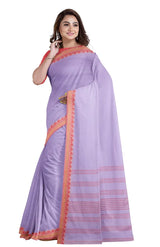 Santipuri Cotton Saree – Mauve - Retail Maharaj