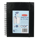 Derwent Sketch and Store Wire Bound Hardback Sketchbook 165 GSM