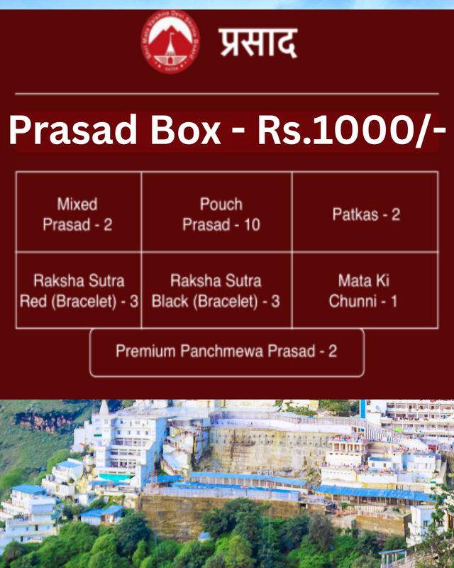 Maa Vaishno Devi Prasad - Retail Maharaj