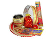 Rang Shobha Meena Art Karwa Chauth Puja Thali - Retail Maharaj