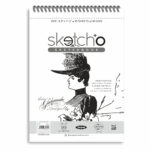 Anupam Sketch-O Spiral Drawing Book Soft Cover 140 GSM - Retail Maharaj