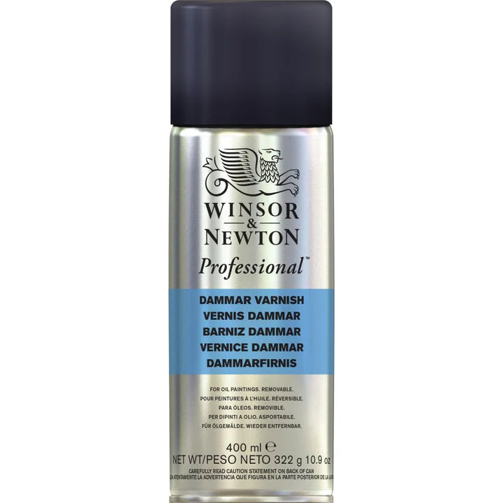 Winsor & Newton Professional Dammar Varnish Spray – 400 ml - Retail Maharaj