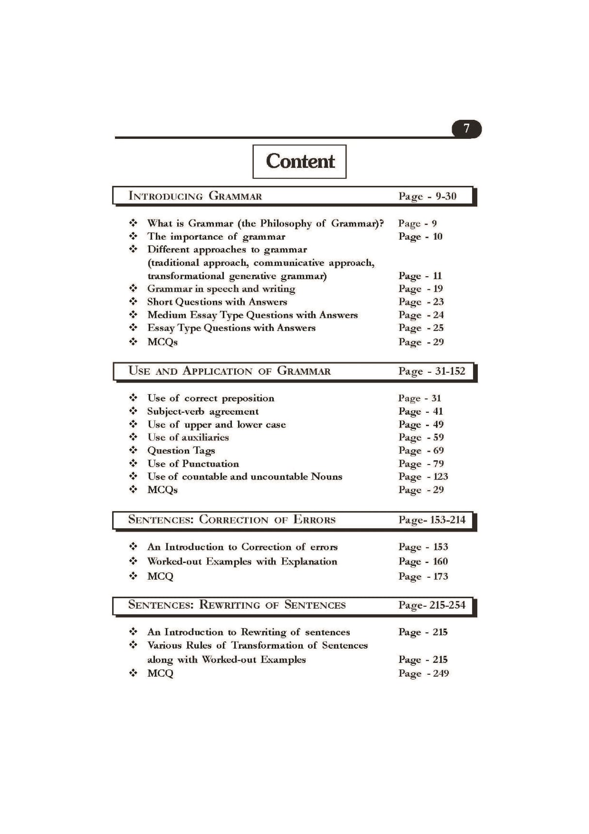 ENGLISH GRAMMAR & VOCABULARY (SEC) (ENGL1051), SEMESTER-1, B.U (English Version) - Retail Maharaj