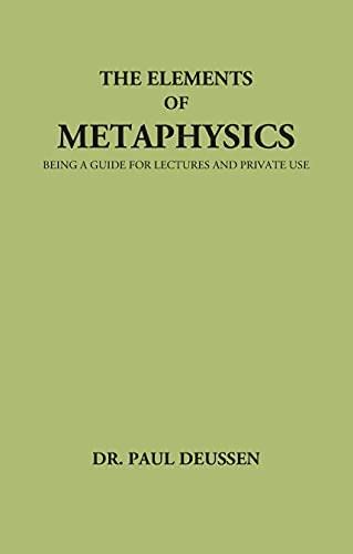 The Elements of Metaphysics: Being a Guide for Lectures and Private Use - Retail Maharaj