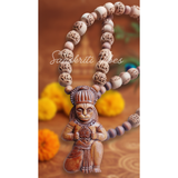 Ram Bhakt Shri Hanuman Ji Tulsi Locket Mala | Sacred Tulsi Beads Rosary for Devotion, Protection & Spiritual Strength - Retail Maharaj