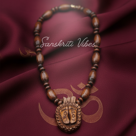 Shri Radha Charan Mala Kanthi | Sacred Tulsi Beads Rosary for Devotion, Meditation & Spiritual Blessings - Retail Maharaj