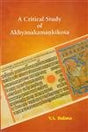 A Critical Study of Akhyanakamankikosa - Retail Maharaj
