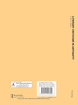 Literary Criticism in Antiquity:A Sketch of Its Development: Graeco-Roman - Retail Maharaj