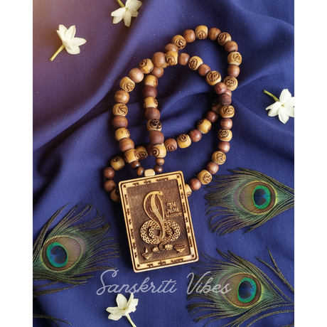 Jai Goga Maharaj Locket Mala – Sacred Prayer Beads with Goga Maharaj Pendant - Retail Maharaj