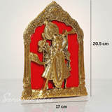 Shree Nathji / Krishna Metal Statue – 20.5 cm Glossy Finish Handcrafted Murti for Pooja, Home Décor & Religious Gift |