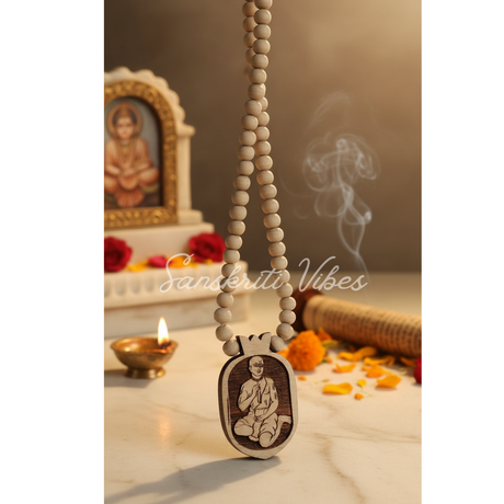 Shri Chaitanya Mahaprabhu Original Tulsi Mala – Sacred Prayer Beads for Devotion and Spiritual Growth - Retail Maharaj