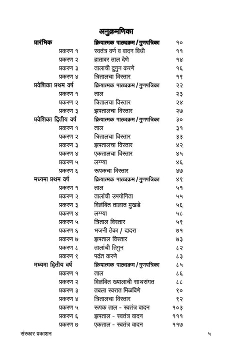 Taalsparsh (Part 1) (Praveshika to Madhyama Poorna Practical) - Retail Maharaj