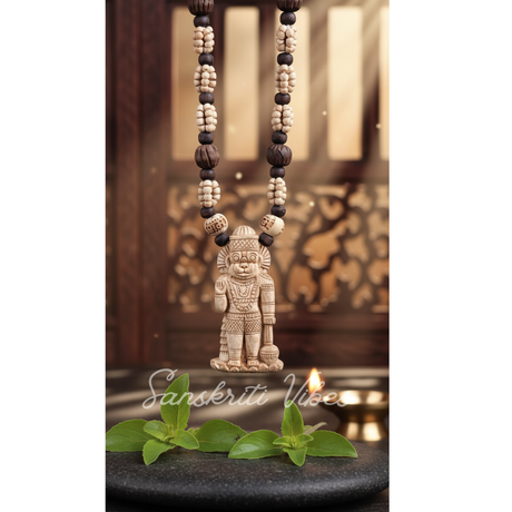 Jai Bajrangbali Hanuman Ji Mala – Sacred Prayer Beads for Strength and Protection - Retail Maharaj