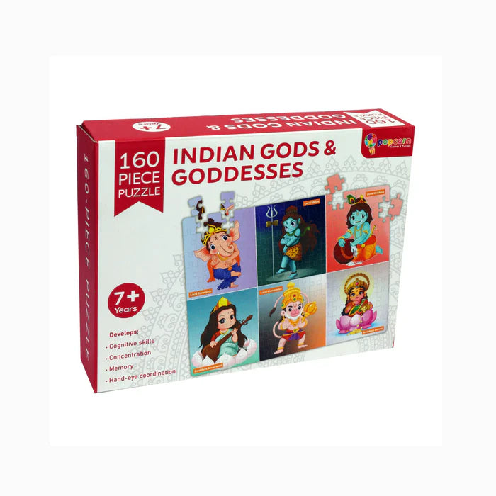 160 Piece Puzzle - Indian Gods &amp; Goddesses - Retail Maharaj