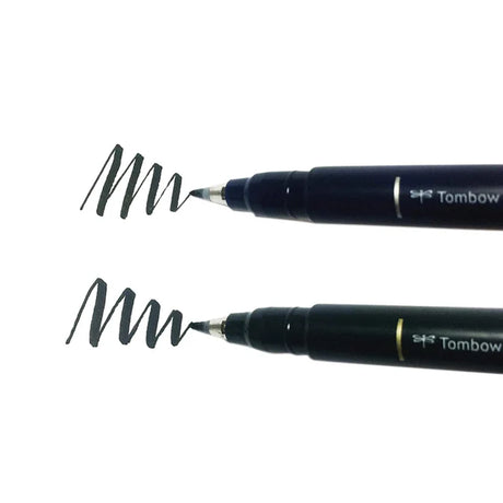 Tombow Fudenosuke Brush Pen Set (2 Pens) – Flexible Tip for Calligraphy and Drawing - Retail Maharaj