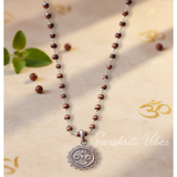 Silver Tulsi Necklace with Jagannath Pendant | Handmade Spiritual Tulsi Kanthi Mala for Devotion & Meditation - Retail Maharaj