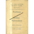 Problems of indian nationalism 1st edition - Retail Maharaj
