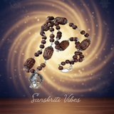 Sterling Silver Hanuman Ji Pendant with Tulsi Mala | Handcrafted Devotional Necklace for Spiritual Protection & Prayer - Retail Maharaj