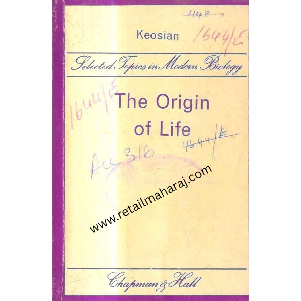 The origin of life