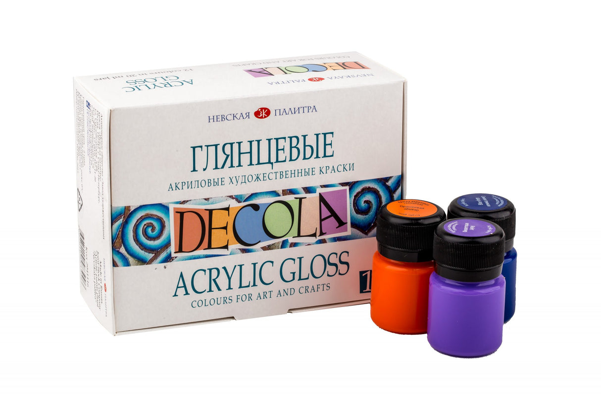 Decola Gloss Acrylic Colors (MADE IN RUSSIA)