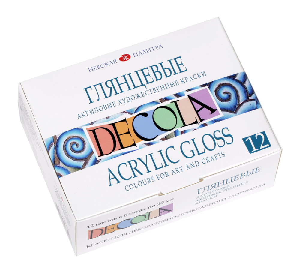 Decola Gloss Acrylic Colors (MADE IN RUSSIA)