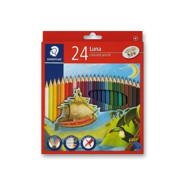 Staedtler Luna Colour Pencils Set for Kids Students and Artists - Retail Maharaj