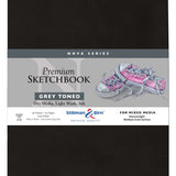 Stillman Birn Grey Nova Series Medium Grain Sketchbook Open Stock