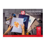 Royal Talens Toned Colour Mix Warm & Cold Paper Pad 180gsm – 50 Sheets - Retail Maharaj