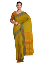 Begumpuri Cotton Saree – Green - Retail Maharaj