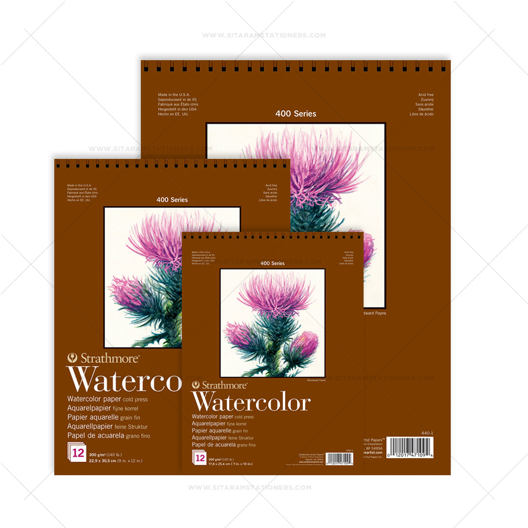 Strathmore 400 Series Watercolor Paper Pads Cold Press Professional Sheets