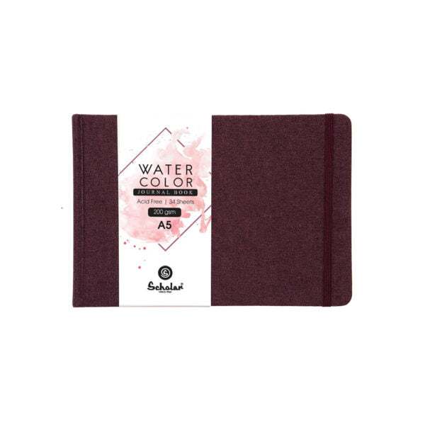 Scholar Watercolour Journal Sketchbook 300 GSM Cold Press Paper - Retail Maharaj
