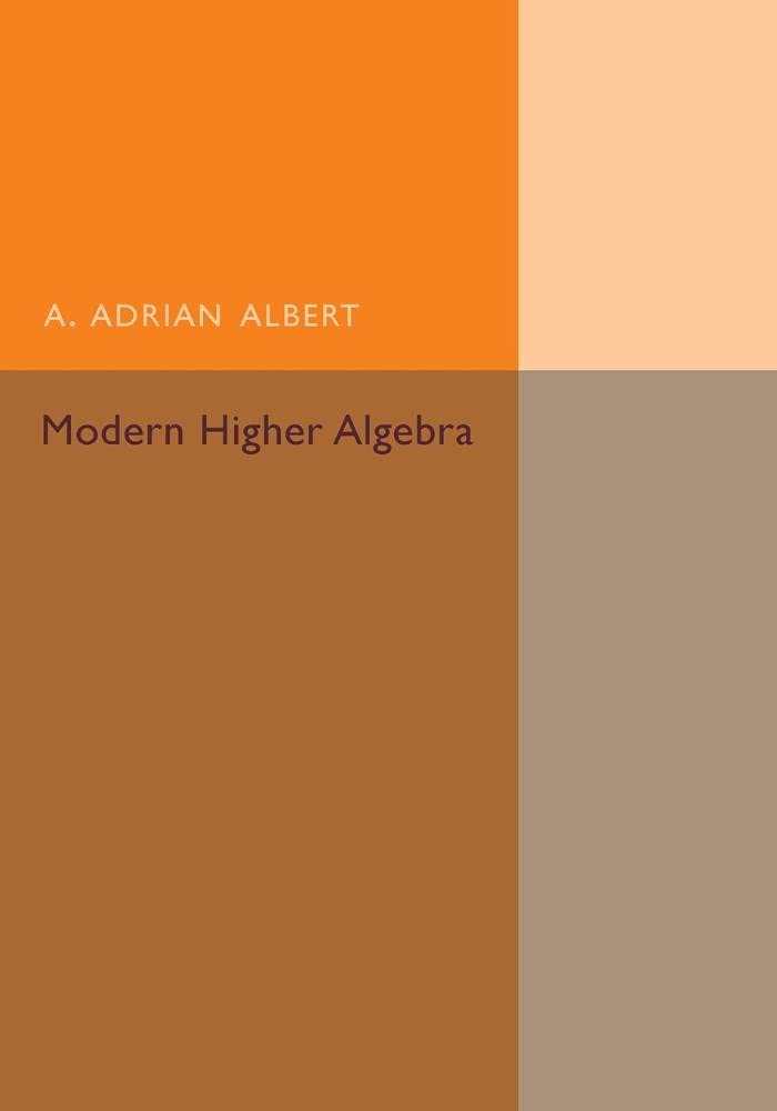 Modern Higher Algebra - Retail Maharaj