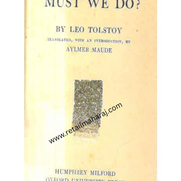 What Then Must we Do