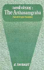 Arthasangrahah [Paperback] G. Thibaut, Re-Ed. By S. Jain