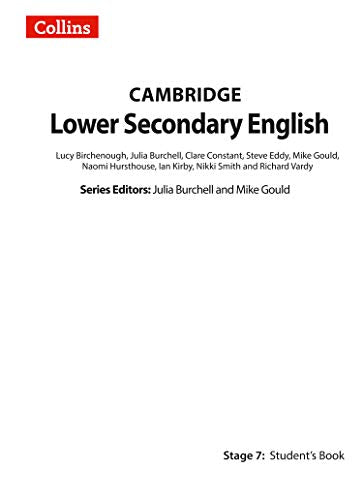 Lower Secondary English Student's Book: Stage 7 (Collins Cambridge Lower Secondary English) - Retail Maharaj