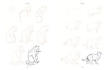 Draw 200 Animals: The Step-by-Step Way to Draw Horses, Cats, Dogs, Birds, Fish, and Many More Creatures