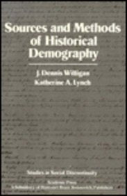 Sources and Methods of Historical Demography