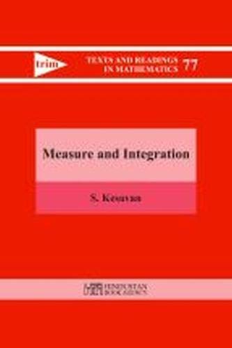 Measure and Integration (Texts and Readings in Mathematics) - Retail Maharaj