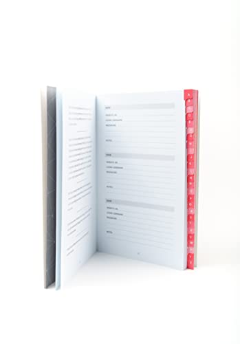 A-Z Password Book: Individual Letter Tabs to Quickly Access Login Information