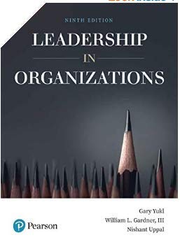 Leadership in Organizations, 9/e - Retail Maharaj