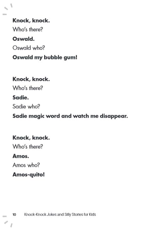 Knock-Knock Jokes and Silly Stories for Kids