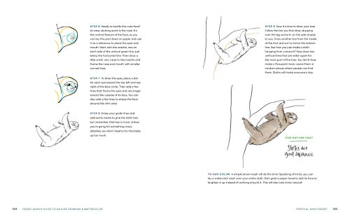 Peggy Dean's Guide to Nature Drawing and Watercolor: Learn to Sketch, Ink, and Paint Flowers, Plants, Trees, and Animals