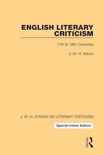 English Literary Criticism:17th & 18th Centuries - Retail Maharaj