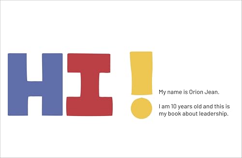 A Kids Book About Leadership