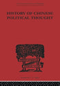 History of Chinese Political Thought: During the Early Tsin Period (International Library of Philosophy) - Retail Maharaj