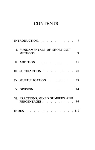 Short-cut Mathematics (Dover Books on Mathematics)
