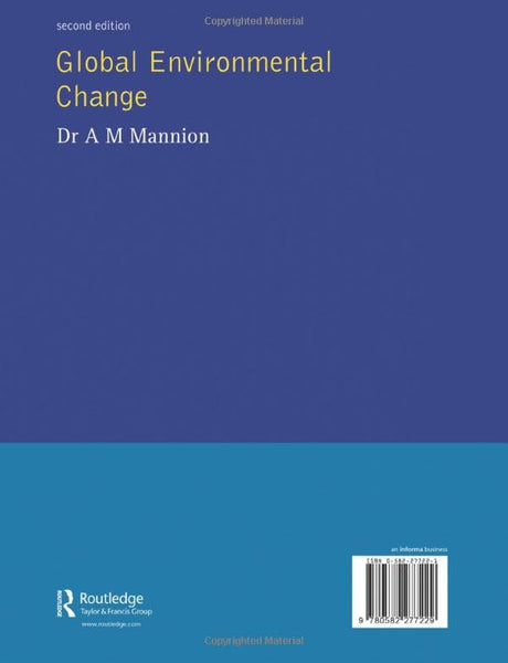 Global Environmental Change: A Natural and Cultural Environmental History - Retail Maharaj