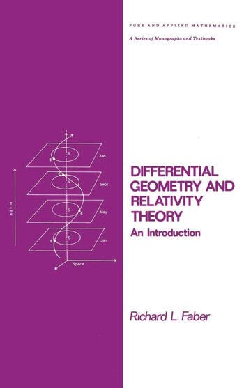 DIFFERENTIAL GEOMETRY AND RELATIVITY THEORY [Paperback] R L FABER - Retail Maharaj