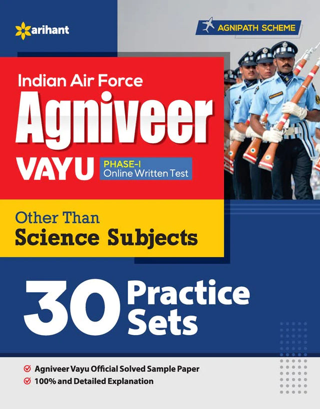 Indian Air Force Agniveer Vayu (Phase-I) Science Subjects 30 Practice Sets - Retail Maharaj